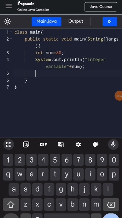 converting int to char in java(printing the corresponding characters of ...