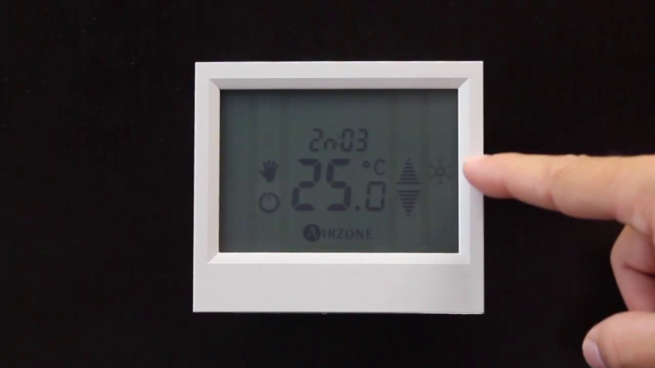 Manual básico del Termostato Tacto de AIRZONE YouTube