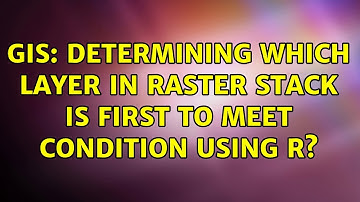 GIS: Determining which layer in raster stack is first to meet condition using R?