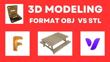 3D modeling format OBJ vs STL