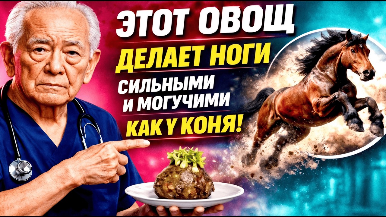 СИЛА И СКОРОСТЬ НОГ ЗА 7 ДНЕЙ ОТ ЭТОГО ОВОЩА / СЕКРЕТ ОТ СПОРТСМЕНОВ!