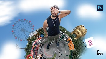 Tiny Planet Effect - Photoshop Tutorial