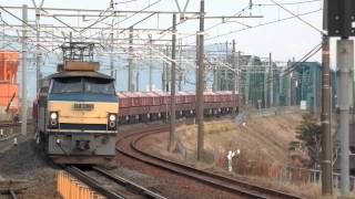 5783レ EF66-36(ゼロロク)牽引 赤ホキ貨物列車 穂積駅通過