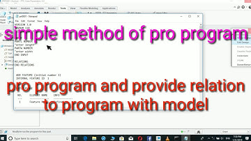 Pro/Program1 Tutorial for CREO and Pro/E