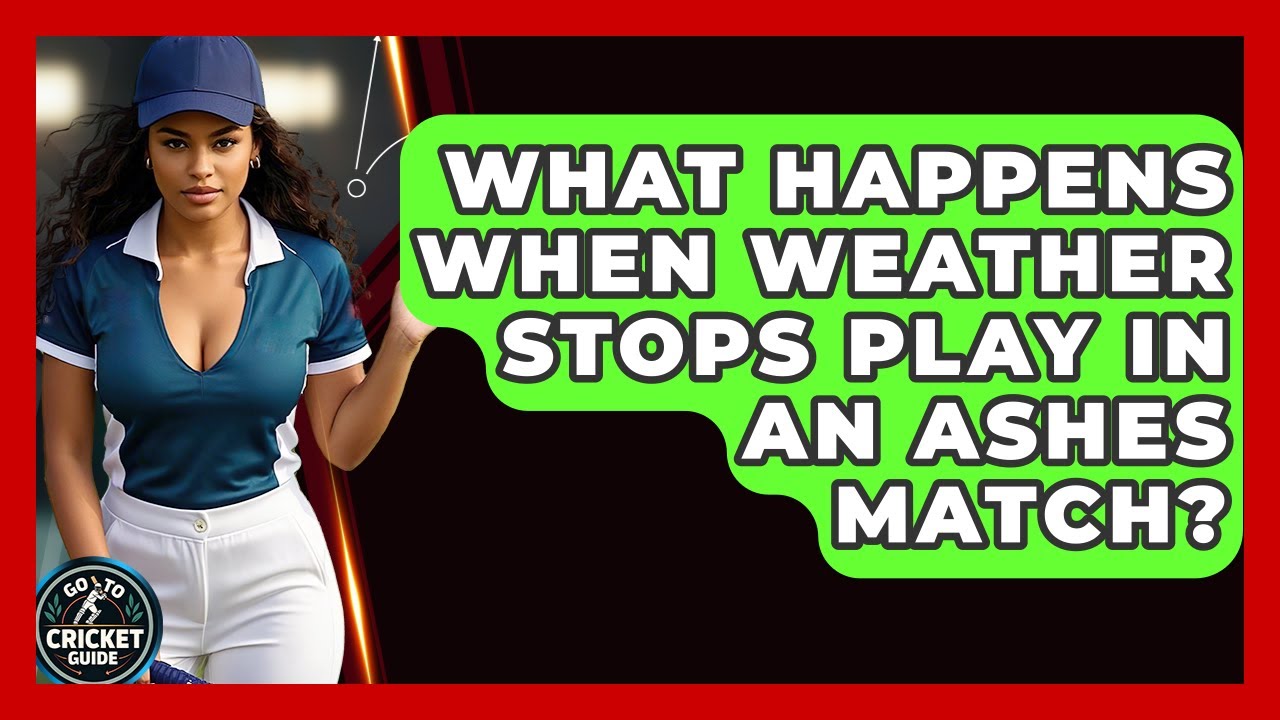 What Happens When Weather Stops Play In An Ashes Match? - Go-To Cricket Guide
