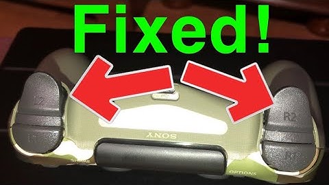 PS4 How to FIX Triggers - L2 and R2