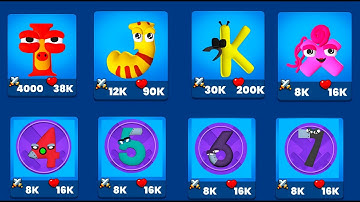 Merge Master Alphabet Monstar + Merge Alphabet Monstar Fusion - Merge Simulator Battles