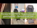 Review SONGMICS - Ergonomische gamingstoel - Bureaustoel met telescopische voetensteun - Verstelbare