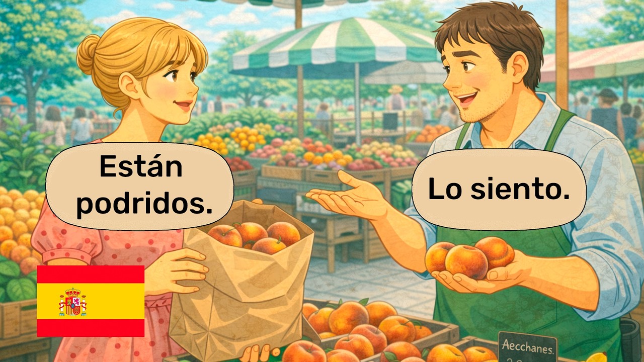 5 Simple Spanish Conversations for beginners | Spanish dialogues - YouTube