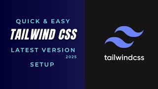Tailwind CSS Latest Version Setup VS Code(2025) – Step-by-Step Guide #vscode #tailwindcss