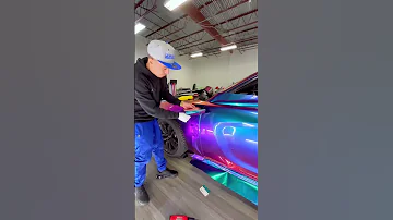 This is How Quiet it is when I wrap cars 🤫📚😅 #asmr #asmrsounds #asmrvideo #carwrap