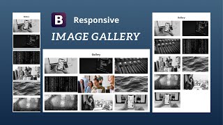 How To Make Attractive Photo Gallery with Responsive in HTML, CSS & Bootstrap | Only 10 Minutes.