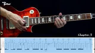 Eagles - Hotel California Guitar Lesson With Tab (Slow Tempo)