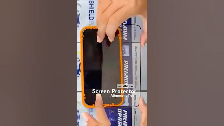 Easy Install Phone Screen Protector with Alignment Tray #screenprotector #temperedglass #iphone