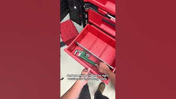 Milwaukee’s wiggly drawer dividers? Ours are aluminum. No flop. Black Friday sale. Link in bio.