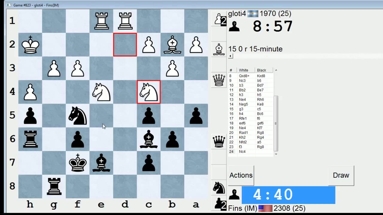 Standard Chess #20: gloti4 vs. IM Bartholomew (Ruy Lopez)