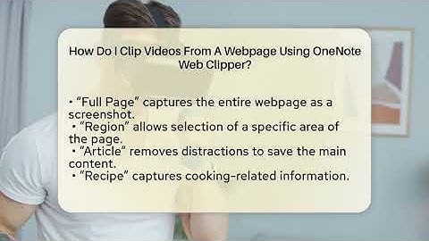 How Do I Clip Videos From A Webpage Using OneNote Web Clipper? - Be App Savvy