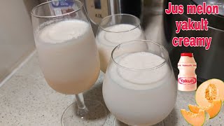 RESEP JUS MELON YAKULT || CARA BUAT JUS MELON YAKULT #pawonsoimut #yakult #jusmelon