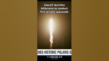 SpaceX launches billionaire to conduct first private spacewalk. #spacex #space