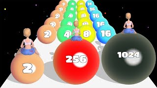Bouncy Ball 2048 - HACKER MAX Level 1024