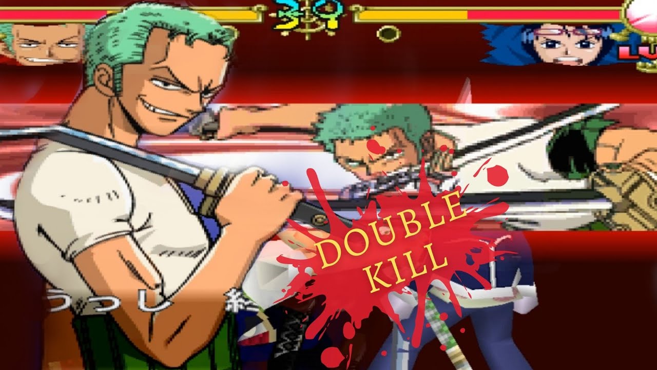 ONE PIECE GRAND BATTLE 2 HARD ZORO PS1 UNLOCK TASHIGI DAN KAROO