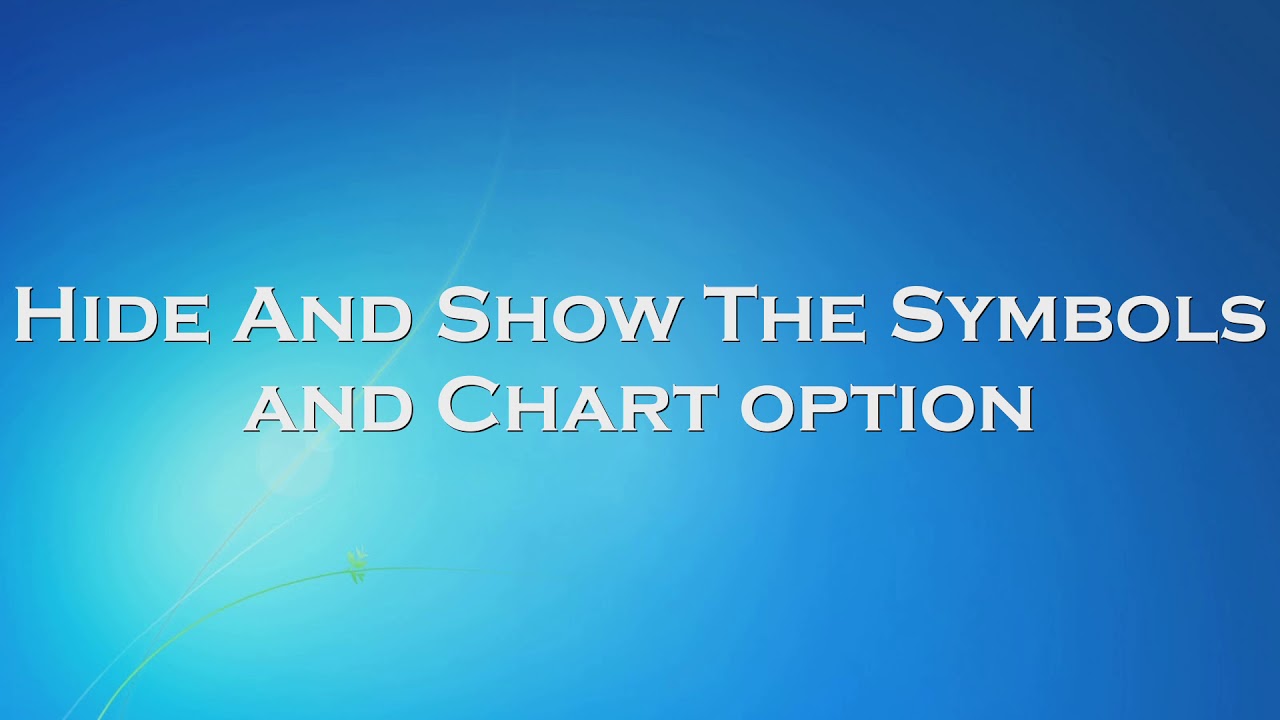 Amibroker Chart Settings