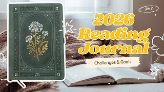 My 2026 Reading Challenges + Goals Spread (Reading Journal Setup)