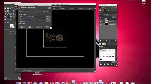 gimp ice text tutorial
