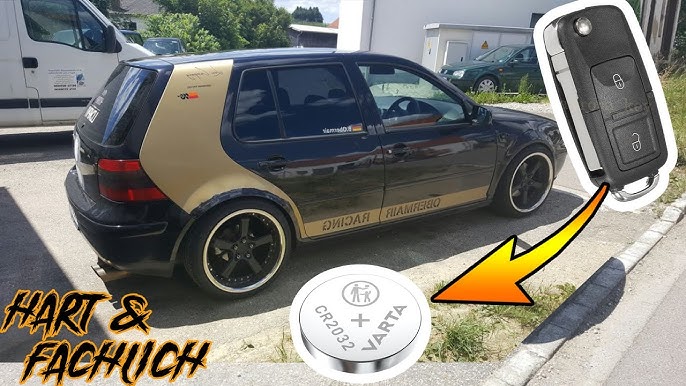 VW Golf 8 Schlüsselbatterie wechseln