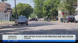 12-year-old boy robbed of bike in Dearborn surprised with new one