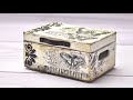 MIXED MEDIA BOX TUTORIAL --- DIY by Catherine