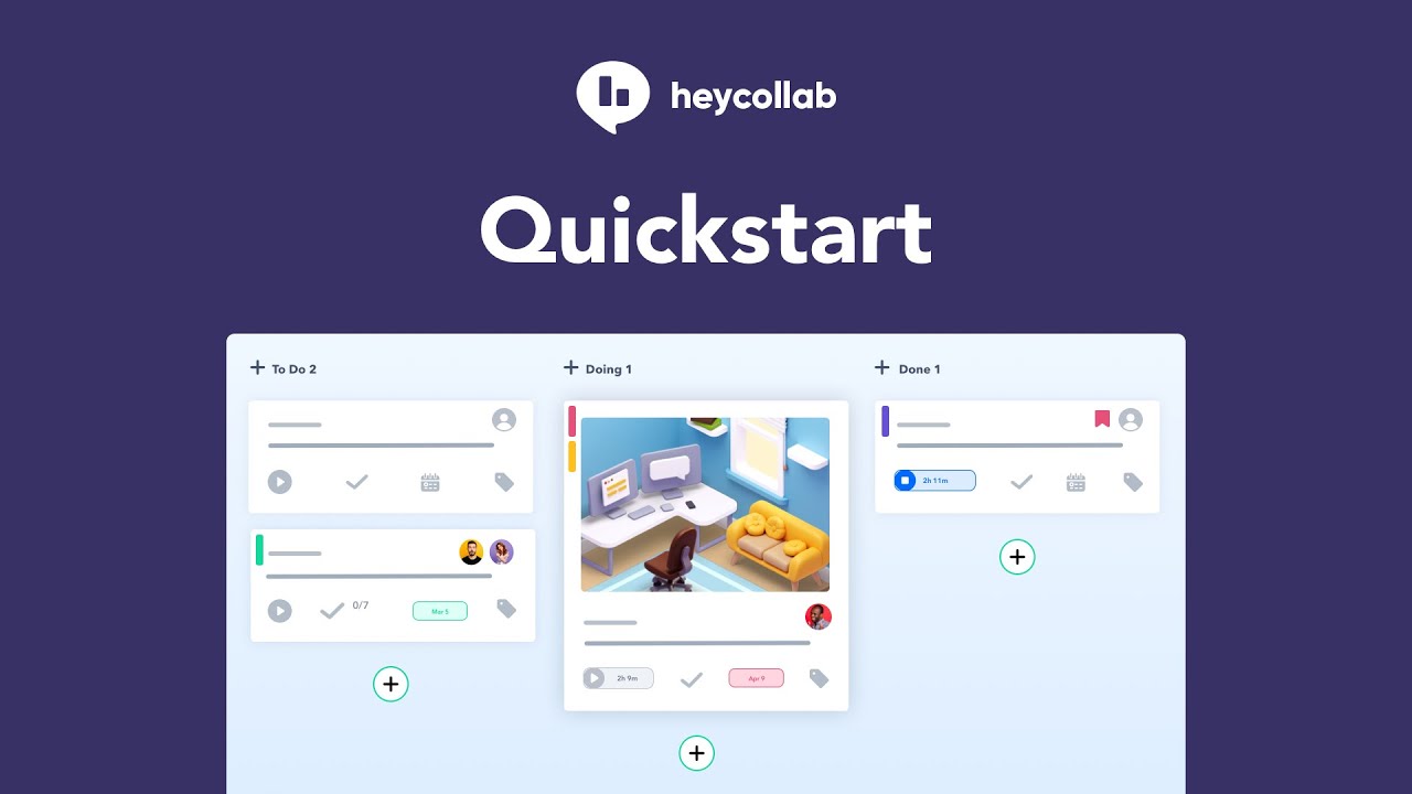 Heycollab Project Management Tool Quickstart