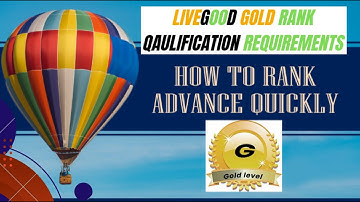 How to Achieve Gold Rank in LiveGood? Requirements, Qualifications, and Advantages