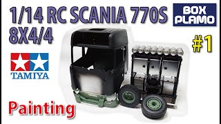 タミヤ/TAMIYA 1/14 RC スカニア/SCANIA 770S 8X4 #1  ENGLISH subtitles available