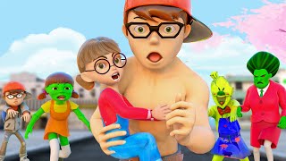 Doll Squid Game Tease Fatnick At School - Scary Teacher 3D Try To Change Body