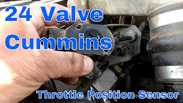24 valve Cummins throttle position sensor replacement. TPS or APPS
