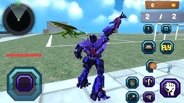 Transformers robot car game video || android gameplay robot truck games robot game