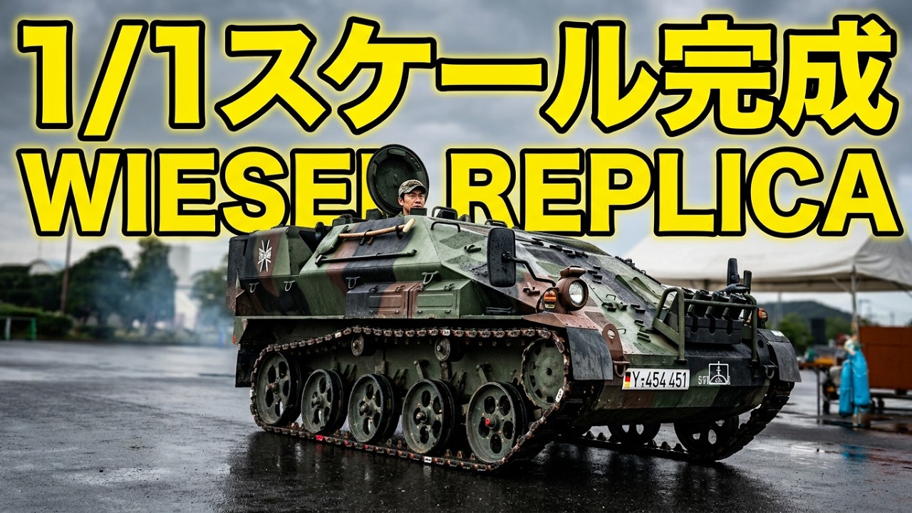 Homemade Tank プラモデルを1/1で作る会が製作したドイツ連邦軍