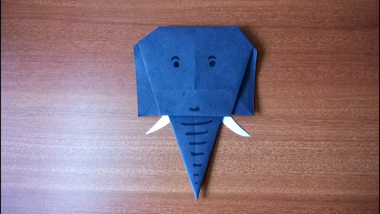 how to make an paper elephant