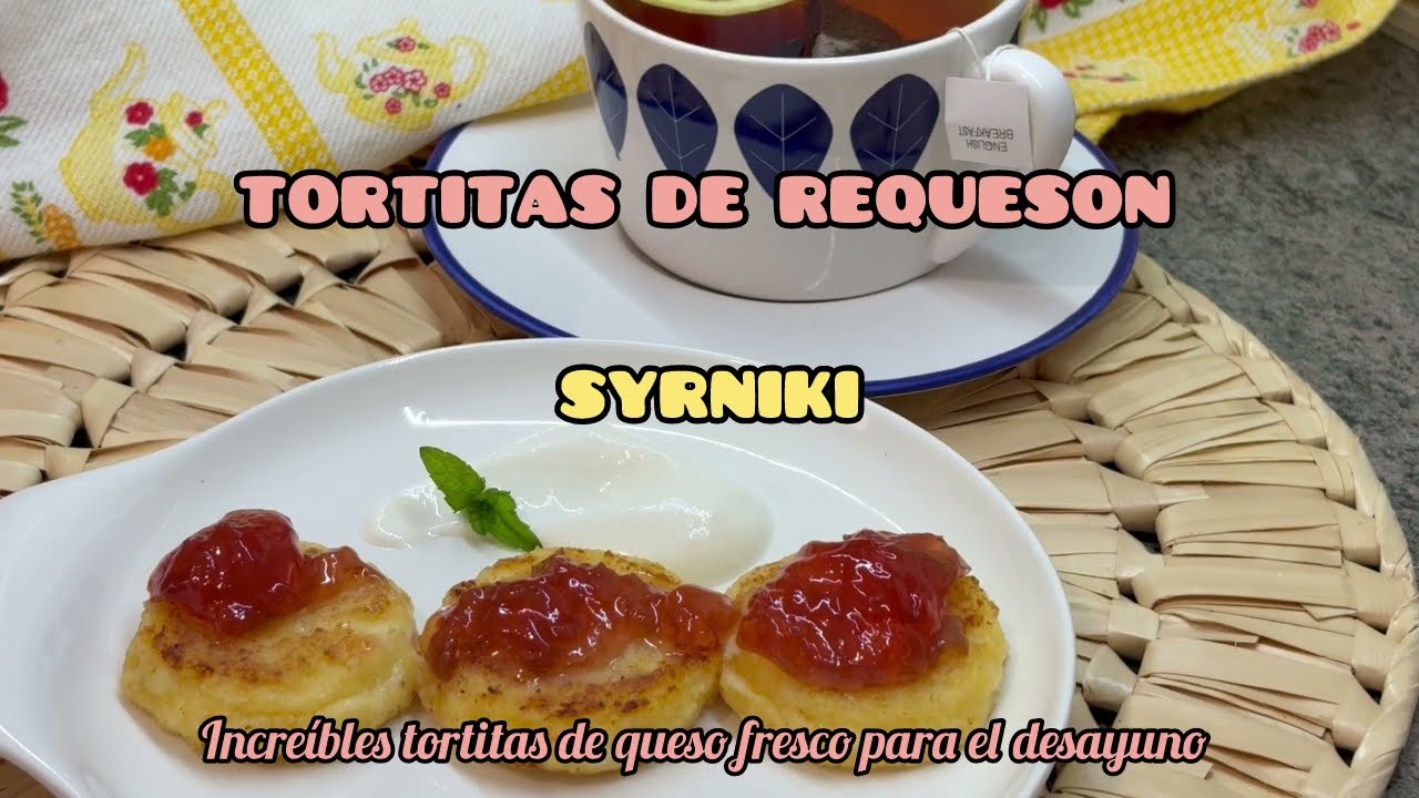Tortitas de Requesón | Syrniki 🇺🇦 Desayuno en 10 Minutos | Cottage Cheese Pancakes