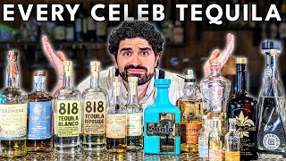I Drank EVERY Celebrity Tequila & Ranked Them ALL!