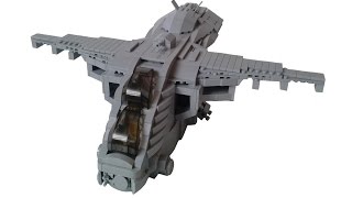 LEGO Halo Pelican Gunship G79H-TC/MA MOC
This is a MOC of the Halo Pelican Gunship created by LegoProvoBricks.
Comments Policy
* I encourage criticism and suggestions for improvements if they are stated politely.
* Any comments containing harmful or disrespectful language will be sent to the trash compactor.
* I will waste no time arguing to prove a point. This is my channel and I can post any LEGO creation I want. If you dont like it and refuse to explain why or how I can change it, there is no reason for you to waste your time here. LEGO Halo Pelican Gunship G79H-TC/MA MOC