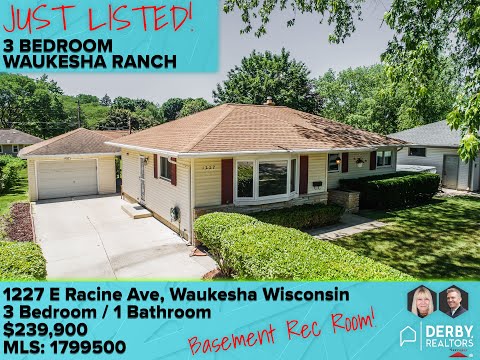 1227 E Racine Ave, Waukesha, WI home video tour