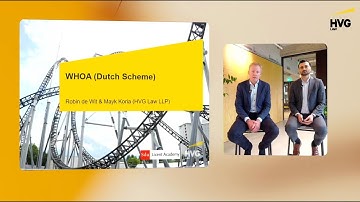 Wet homologatie onderhands akkoord (Whoa) / Dutch scheme - Webinar week