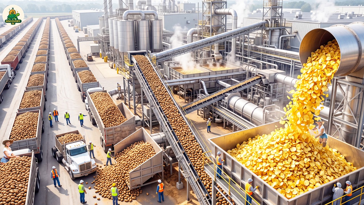 Potatoes, Giant Machines, and a Snack Food Mystery – Exploring America’s Massive Chip Factories
