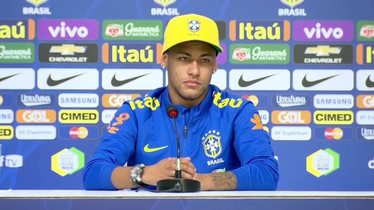 NEYMAR  E TITE EM COLETIVA DA SELEÇÃO BRASILEIRA – AO VIVO