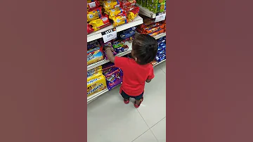 Cute Baby AadiSingh Buying His Favorite Chocolates And Biscuits During Shopping In ShoppingMall 