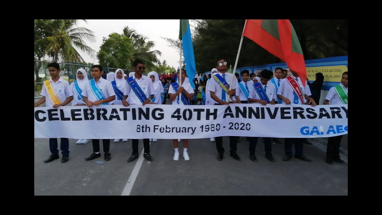 40th school anniversary |GA. AEC, VILLINGIL | MALDIVES | RALLY | PARADE ...