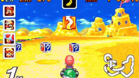 Mario Kart Super Circuit (mGBA Emulator)