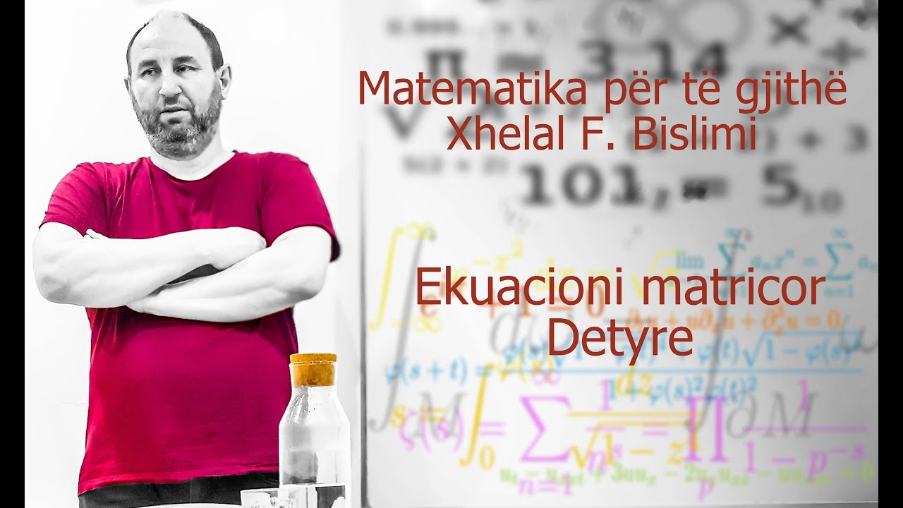 250. Te llogaritet ekuacioni matricor